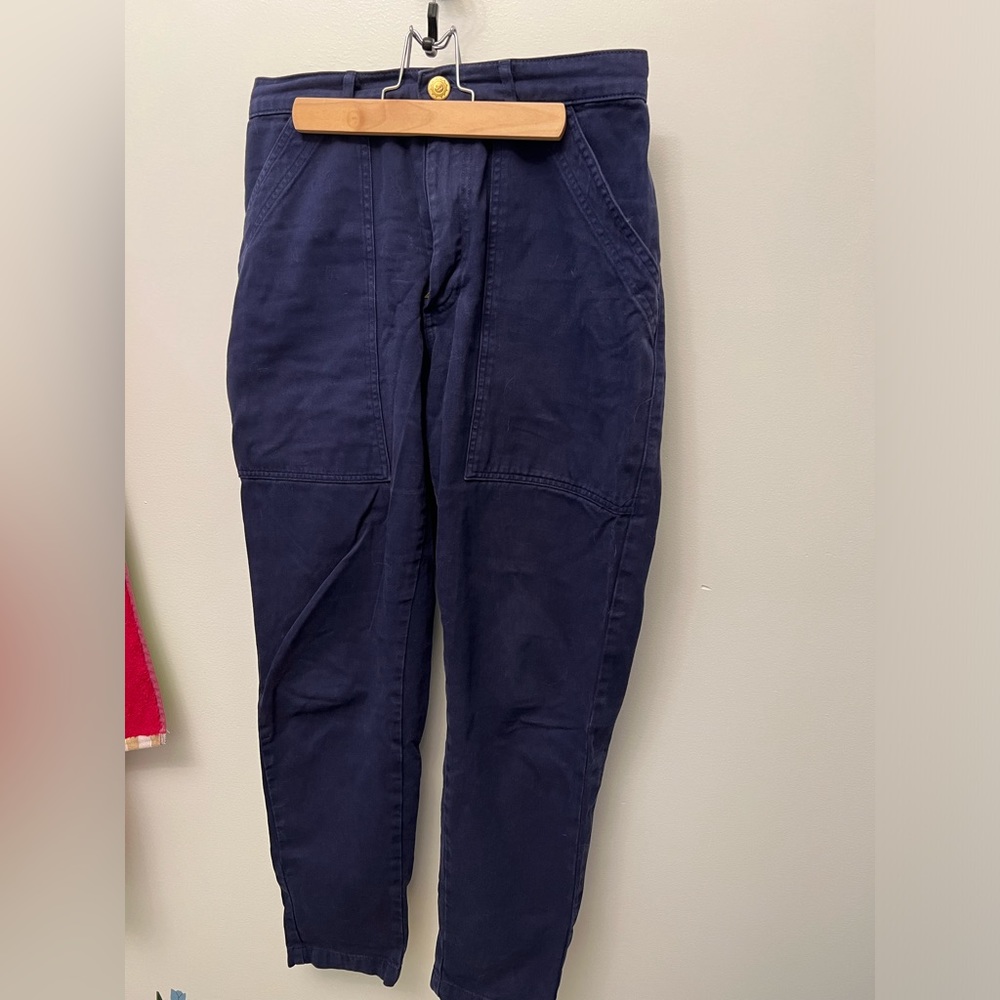 Big Bud Press pencil pants Navy Blue size small
